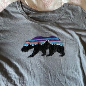 Patagonia Men’s Gray XL Tee Shirt Slim Fit